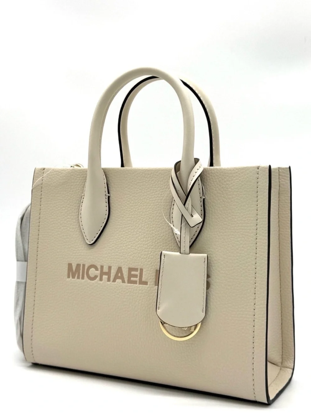 Michael Kors Mirella Small Shopper TZ Xbody Bag Light Cream